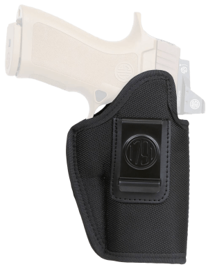 1791 Gunleather PNIWB5BLKR Premium Nylon  IWB Size 05 Black Ballistic Nylon Belt Clip Right Hand