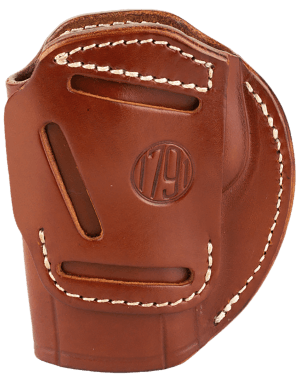 1791 Gunleather 3WH6CBRA 3-Way  IWB/OWB Size 06 Classic Brown Leather Belt Loop Fits Beretta 92 Fits Walther PPQ Fits Sig P320 Ambidextrous Hand