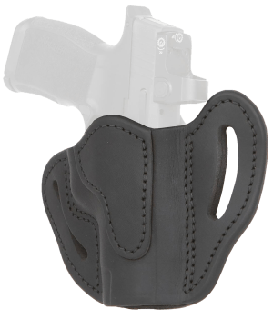1791 Gunleather ORBHCMAXSBLR BHC MAX Optic Ready OWB Compact Stealth Black Leather Belt Slide Compatible w/Sig P365 XL/Glock 48 Right Hand