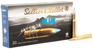 Sellier & Bellot SB3006XA eXergy  30-06 Springfield 165 gr TAC EX Blue 20rd Box/ 12 Case