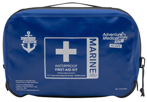 Adventure Medical Kits 01150450 Marine 450 Treats Injuries/Illnesses Dust Proof Waterproof Blue