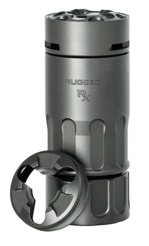 Rugged Suppressors RX001 RX Blast Diverter/Brake Black Nitride Stainless Steel Dual Taper Locking System Adapter Muzzle Caps Included