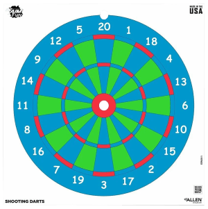 EZ-Aim 15640 Triggering More Fun Wall Paper Handgun Works w/Handgun/Shotgun/Airsoft Gun/BB Guns/Pellet Gun 12 x 12 Multi-Color 9 Pack