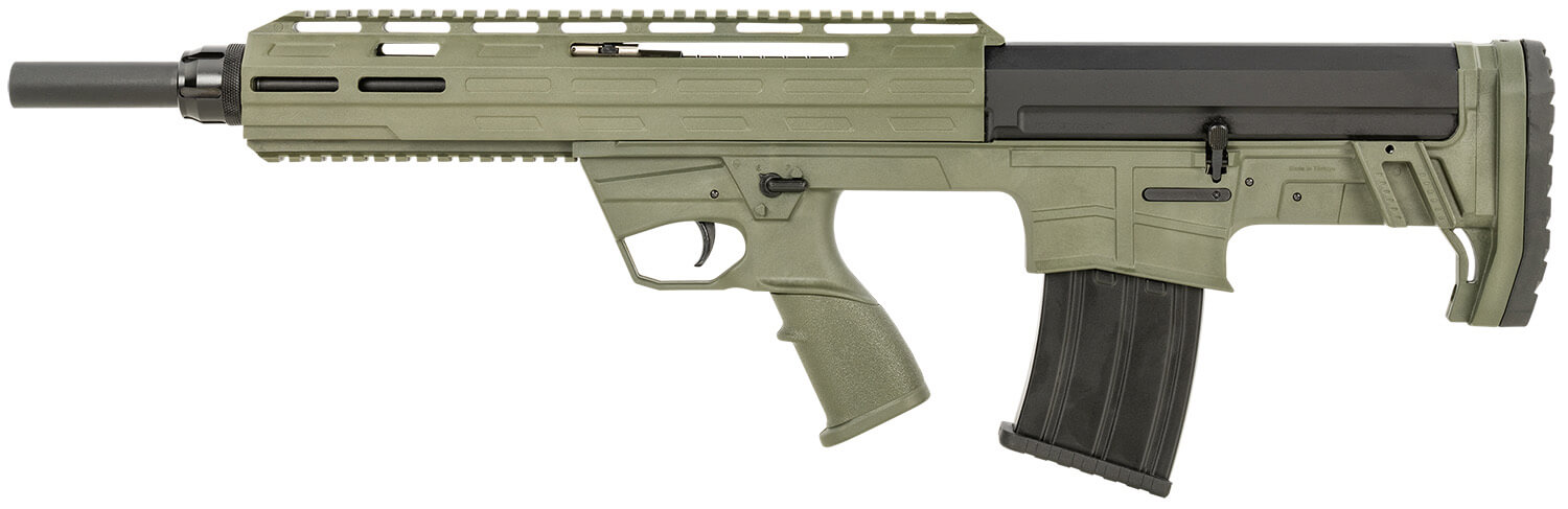 Tokarev USA 21000129 TBP 12 Gauge 3" 5+1 18.50" OD Green Cheek Riser Compatible Bull-Pup Stock Flip-Up Sights 3 Chokes - Image 2