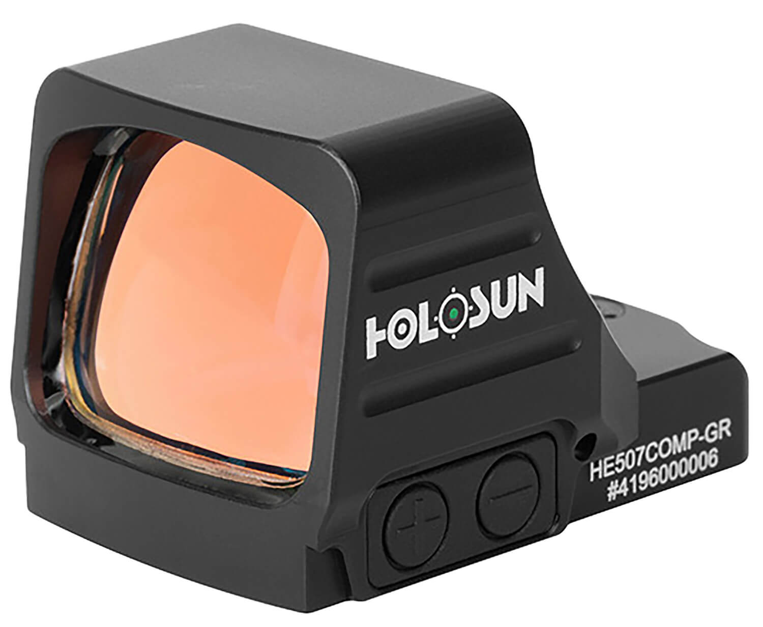 Holosun HE507COMPGR 507 Black Anodized 1 x 1.1" X 0.87" Green CRS Reticle - Image 2