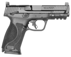 Smith & Wesson 13734 M&P M2.0 Bundle Full Size 9mm Luger 17+1 4.25" Black Barrel Black Armornite Optic Ready/Serrated Slide Matte Black Polymer Frame w/Picatinny Rail 5 Magazines