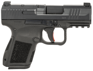 Canik HG7620N MC9 9mm Luger 12+1/15+1 3.18" Black Steel Barrel Matte Black Tenifer Cerakote Optic Ready/Serrated Slide Black Polymer Frame w/Picatinny Rail Black Polymer Grips