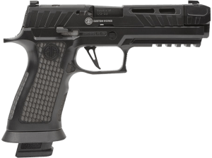 Sig Sauer P320V004 P320 Spectre Comp Blackout Full Size Frame 9mm Luger 21+1 4.60" Black Steel Threaded Barrel Black Cerakote Optic Ready/Serrated Stainless Steel Slide Black Stainless Steel Frame w/Beavertail & Picatinny Rail Black Laser Engraved XSe