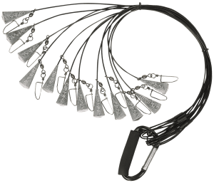 Higdon Outdoors 30323 Battleship Rig  Black 36" Long 12 Pack
