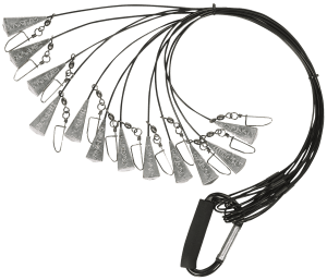 Higdon Outdoors 30328 Battleship Rig  Black 48" Long 12 Pack