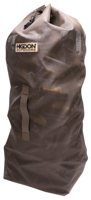 Higdon Outdoors 37179 Decoy Bag  Large Black PVC Coated Mesh 51" x 18" x 15" Holds up to 56 Standard Decoys