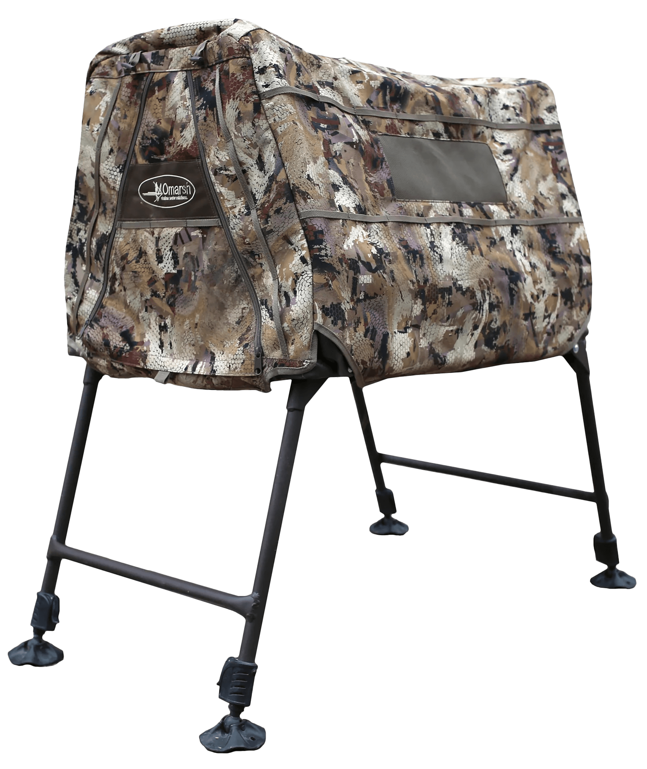 MOmarsh 34016 Invisi-Lab Mossy Oak Original BottomLand 31"L x 24"W x 21"H 0-34" High
