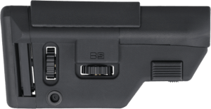 B5 Systems Precision Black Synthetic Adjustable with Cheek Riser Fits AR-Platform