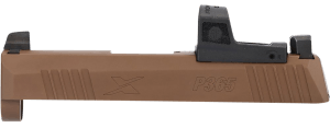Sig Sauer 8900984 P365X Slide Assembly with Micro Optics Cut Coyote Tan Nitride XRAY3 Day Night Sights for 9mm 3.1" Barrel