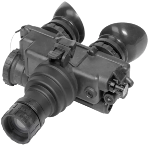 AGM Global Vision 12PV7122283011 PVS-7 NL1 Night Vision Goggles Black 1x27mm Generation 2+ Level 1  51-64 lp/mm Resolution Green Filter