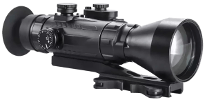 AGM Global Vision 15WP4423483111 Wolverine Pro-4 3AL1 Night Vision Rifle Scope Matte Black 4x70mm Gen 3 Auto-Gated Level 1 Illuminated Red Chevron w/Ballistic Drop Reticle