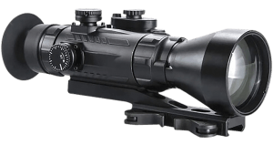 AGM Global Vision 15WP4423474111 Wolverine Pro-4 3APW Night Vision Rifle Scope Matte Black 4x70mm Gen 3 Auto-Gated White Phosphor Illuminated Red Chevron w/Ballistic Drop Reticle