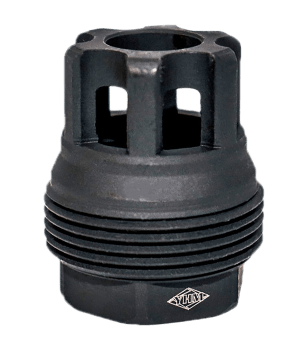 Yankee Hill 4401MB24 sRx QD Mini Muzzle Brake Black Phosphate Steel with 5/8"-24 tpi  9mm  1.10" OAL & 9.375" Diameter for sRx Adapters