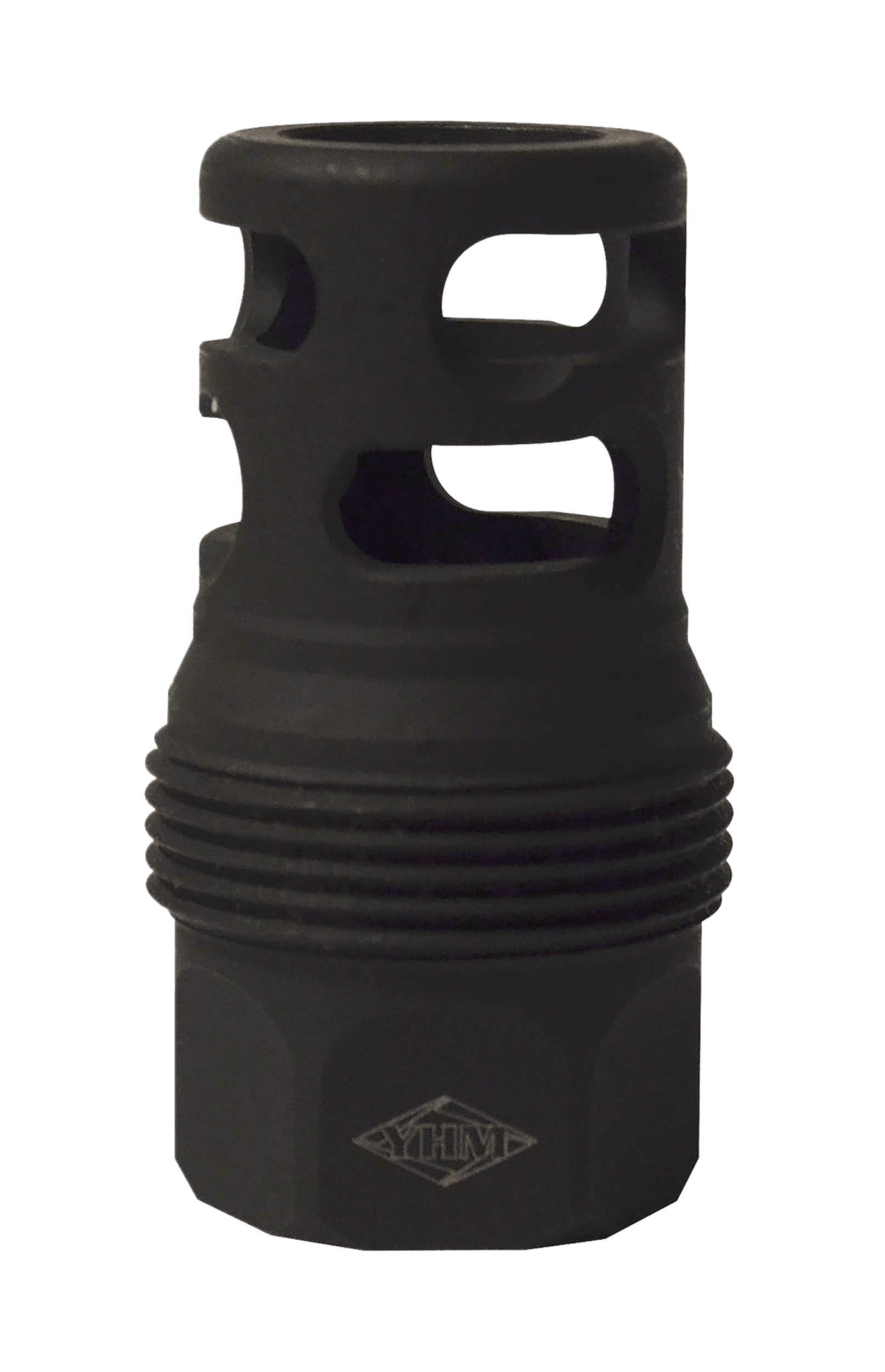 Yankee Hill 4445MB24 sRx Q.D. Muzzle Brake Short Black Phosphate Steel with 5/8"-24 tpi for sRx Adapters
