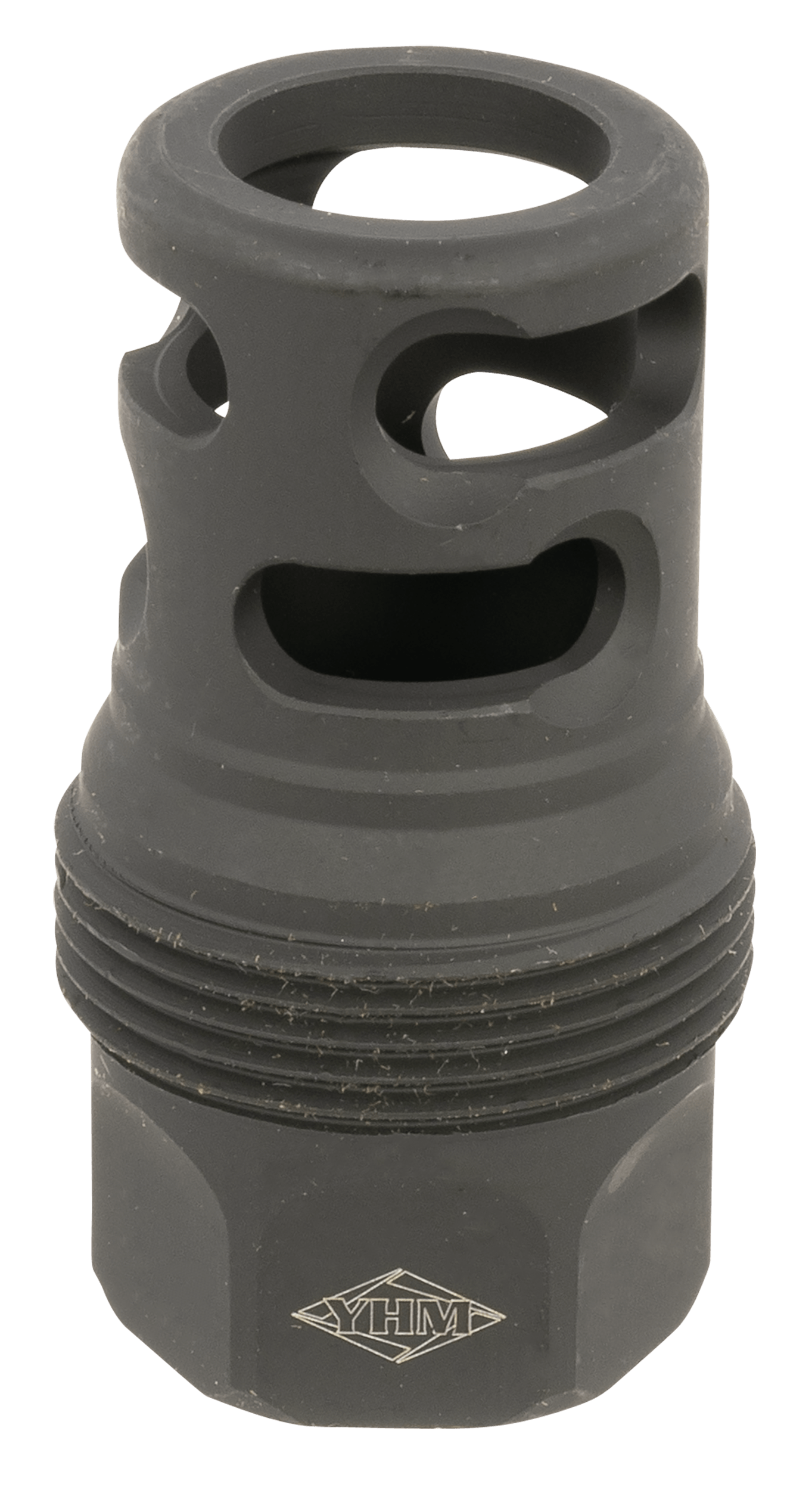 Yankee Hill 4445MB32 sRx Q.D. Muzzle Brake Short Black Phosphate Steel with 5/8"-32 tpi for sRx Adapters