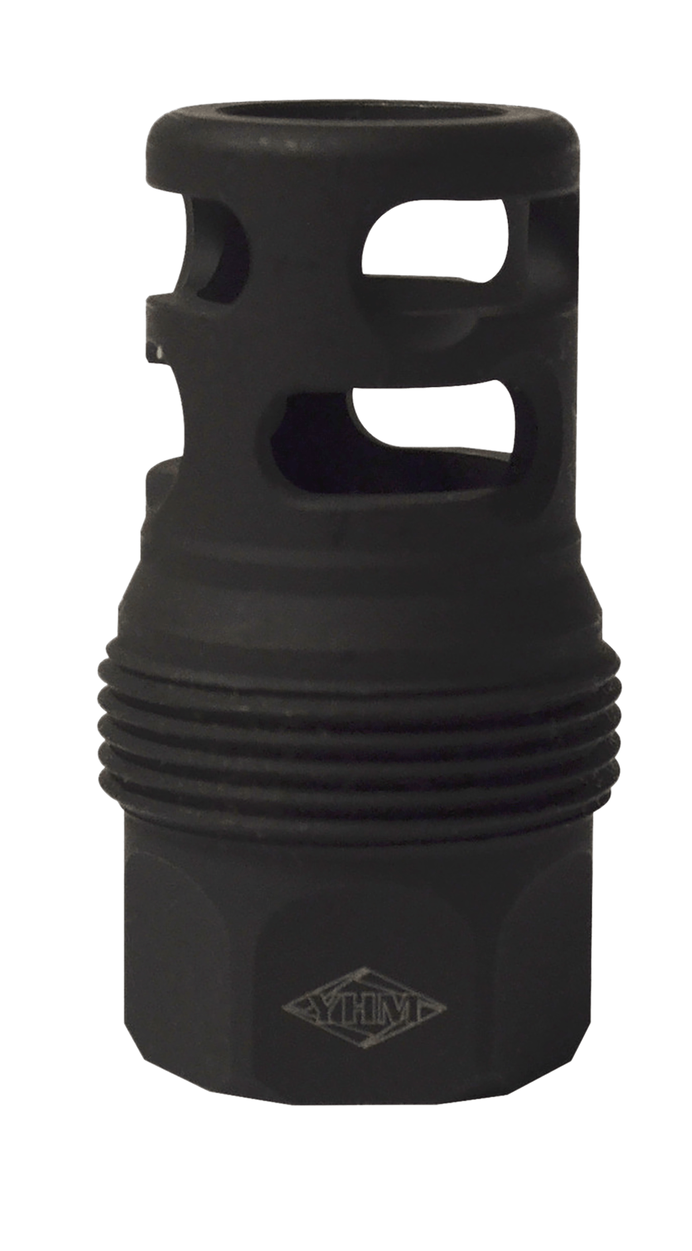 Yankee Hill 4445MB24B sRx Q.D. Muzzle Brake Short Black Phosphate Steel with 11/16"-24 tpi for sRx Adapters