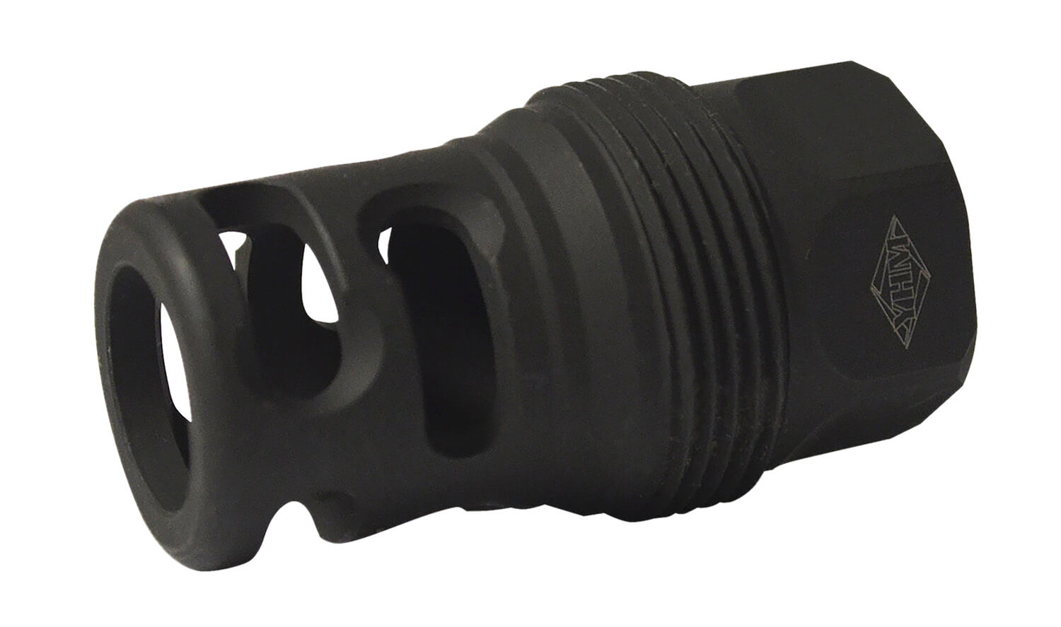 Yankee Hill 4445MB24B sRx Q.D. Muzzle Brake Short Black Phosphate Steel with 11/16"-24 tpi for sRx Adapters - Image 2