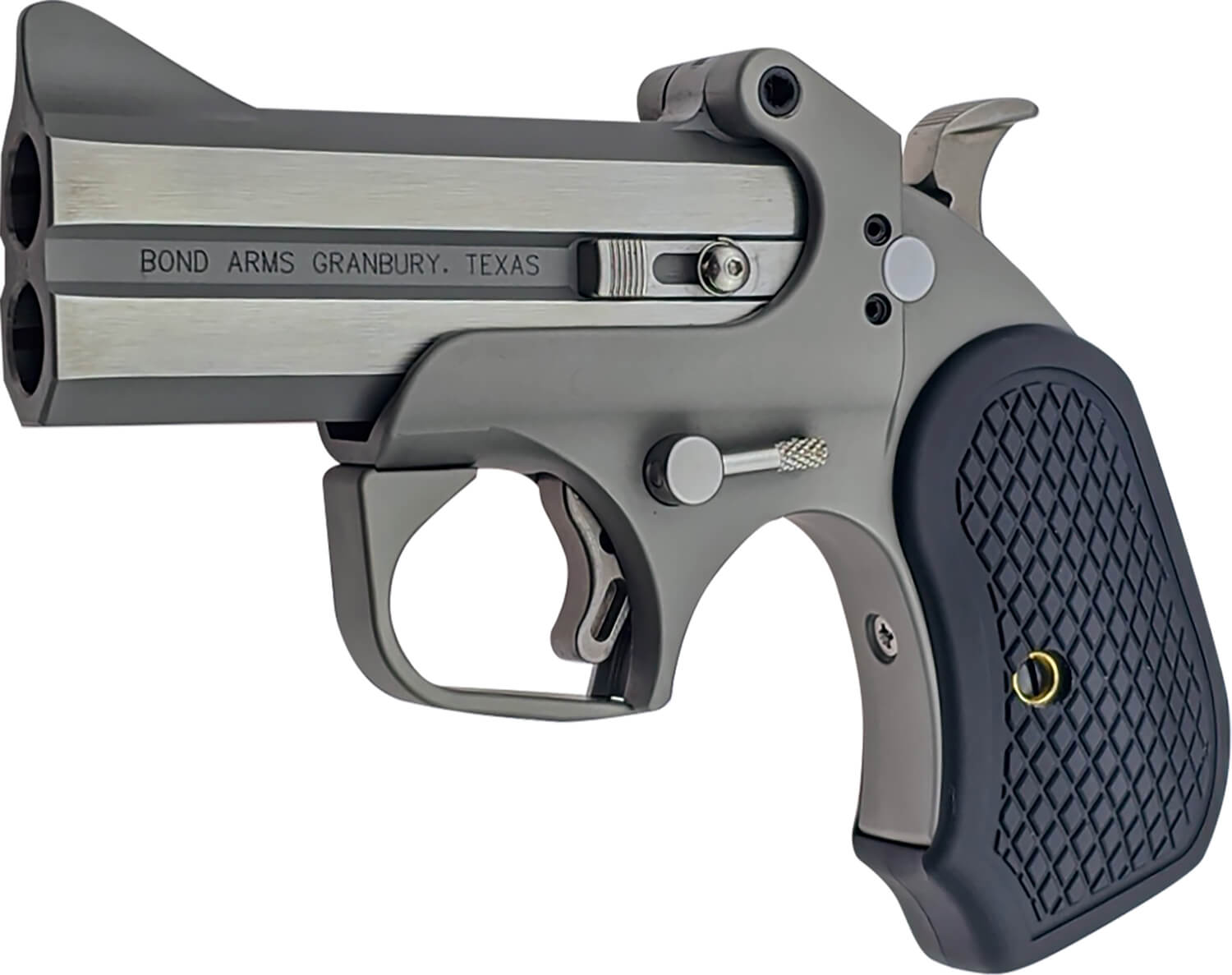 Bond Arms BARWXL Rowdy XL 45 Colt (LC) .410 2rd Shot 3.50" Matte Stainless Steel Frame Black Extended B6 Resin Grips - Image 2
