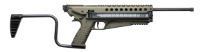 Kel-Tec R50GRN R50 5.7x28mm 50+1 16.10" Threaded Barrel Green Receiver & Polymer Grip Side-Folding Stock Adjustable Sights QD Sling Mount