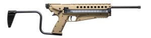 Kel-Tec R50TAN R50  5.7x28mm 50+1 16.10" Threaded Barrel  Tan Receiver & Polymer Grip  Side-Folding Stock  Adjustable Sights  QD Sling Mount
