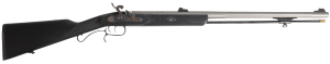 Traditions R391050 ShedHorn  50 Cal Musket 26" Fluted  Stainless Barrel/Rec  Black Synthetic Stock  Williams Fiber Optic Sights  Accelerator Breech Plug