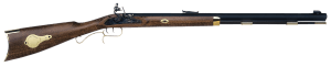 Traditions R2390801 Hawken Woodsman  50 Cal Flintlock 28" Octagonal  Blued Barrel/Rec  Hardwood Stock  Double Set Triggers  Brass Accents  Adjustable Sight
