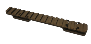 Talley PLMSB735 Browning X-Bolt Smoked Bronze Picatinny Rail  Long Action 20 MOA
