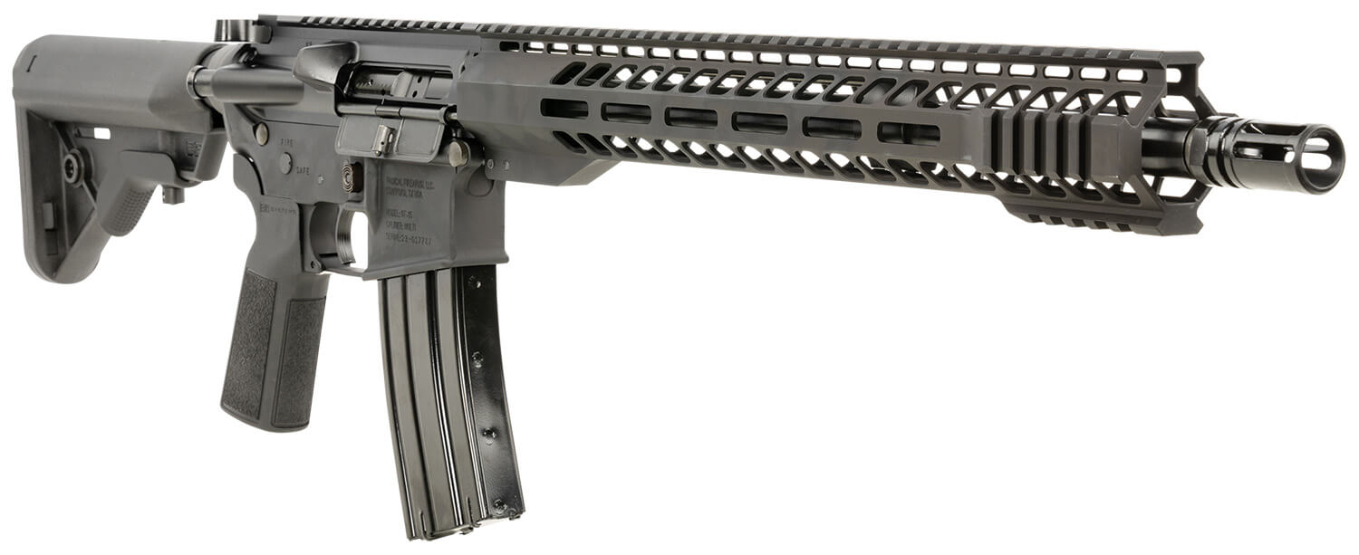 Radical Firearms FR16556SOC15SHR AR-15 MHR 5.56x45mm NATO 30+1 16" CMV Black 15" M-Lok Skinny Hybrid Handguard B5 Systems Bravo Stock & Type 23 P-Grip - Image 3
