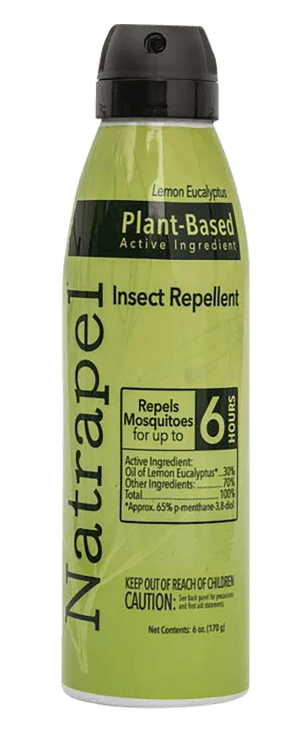 Natrapel 00066865 Lemon Eucalyptus 6 oz Aerosol Repels Ticks Effective Up to 6 hrs