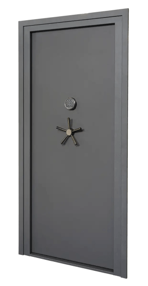 SnapSafe 75421 Vault Door Premium Dark Gray 81" High 12 Gauge Steel