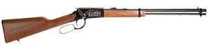Rossi RL22181WDEN19 Rio Bravo Full Size 22 LR 15+1 18" Polished Black Steel Barrel Polished Black w/July 4 Eagle Engraving Aluminum Receiver Fixed German Beechwood Wood Stock