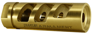 Rise Armament RA701223TIN RA-701  Gold Nitride Titanium with 1/2"-28 tpi Threads for 22 Cal