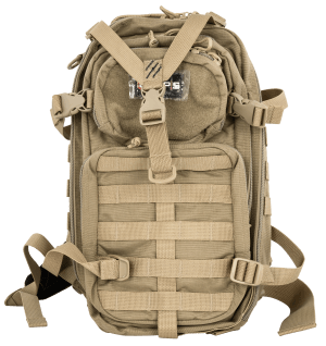 GPS Bags T1611BOB Tactical Bugout Bag Backpack Tan 600D Polyester 2 Handguns