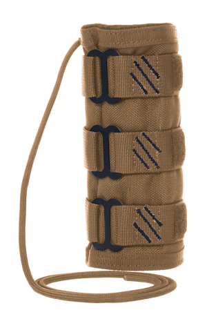 GPS Bags T8006T Tactical Suppressor Cover 6.50" Tan 1000D Nylon with Tether Line