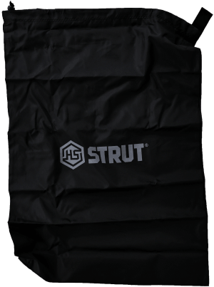 HS Strut STR07604 Decoy Bag Black Mesh Holds 3-4 Turkey Decoys Features Orange Safety Flag