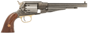 Pietta PF58OW448 1858 Old West 44 Cal 8" 6rd Old Silver Frame  Cylinder & Barrel  Walnut Grip