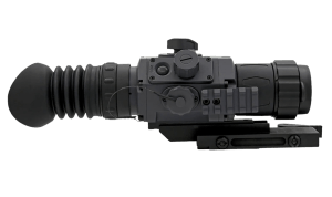 Armasight TAVT33WN2CONT10 Contractor 320 Thermal Rifle Scope Black Hardcoat Anodized 3-12x 25mm Multi Reticle 320x240  60Hz Resolution Zoom 2x/4x