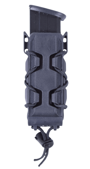 High Speed Gear 16PT01BK TACO V2 Mag Pouch Single Black Polymer Belt Clip/MOLLE U-Mount Compatible w/ Pistol Mags