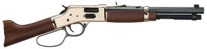 Henry H006GML Mare's Leg Side Gate 44 Mag/44 Special 5+1 12.90" Blued Octagon Barrel  Polished Hardened Brass Receiver  American Walnut Furniture