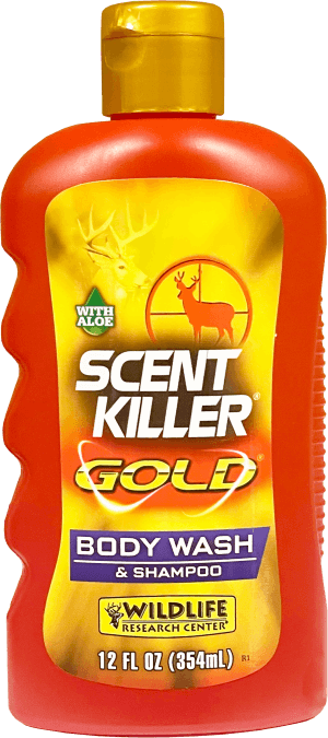 Wildlife Research 1240 Scent Killer Gold Body Wash/Shampoo Odor Eliminator 12 oz Bottle
