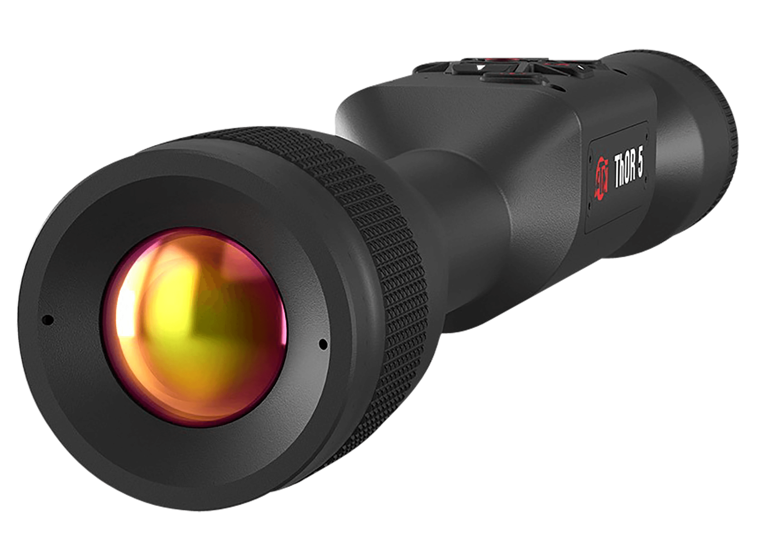 ATN TIWST5635A Thor 5 640 Thermal Rifle Scope Black Anodized 3-24x Smart Mil Dot Reticle w/Zoom 640x480 12 Micron 60 fps Resolution
