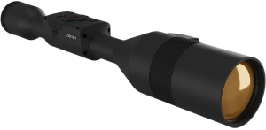 ATN TIWST51210LRF Thor 5 XD LRF Thermal Rifle Scope  Black Anodized 4-40x  Smart Mil Dot Reticle w/Zoom  1280x1024  60 fps Resolution  Features Laser Rangefinder