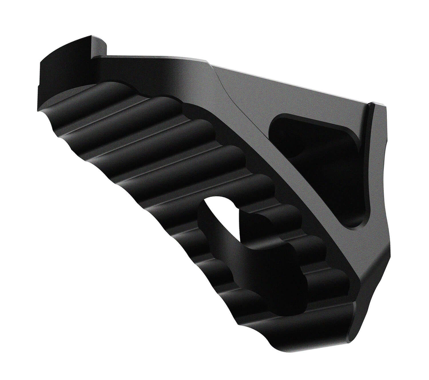 Rise Armament RA030BLK Micro Hand Stop Skeletonized Black Aluminum for M-LOK Handgaurd - Image 2