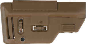 B5 Systems CPS1306 Precision  Coyote Brown Synthetic Adjustable with Cheek Riser Fits AR-Platform