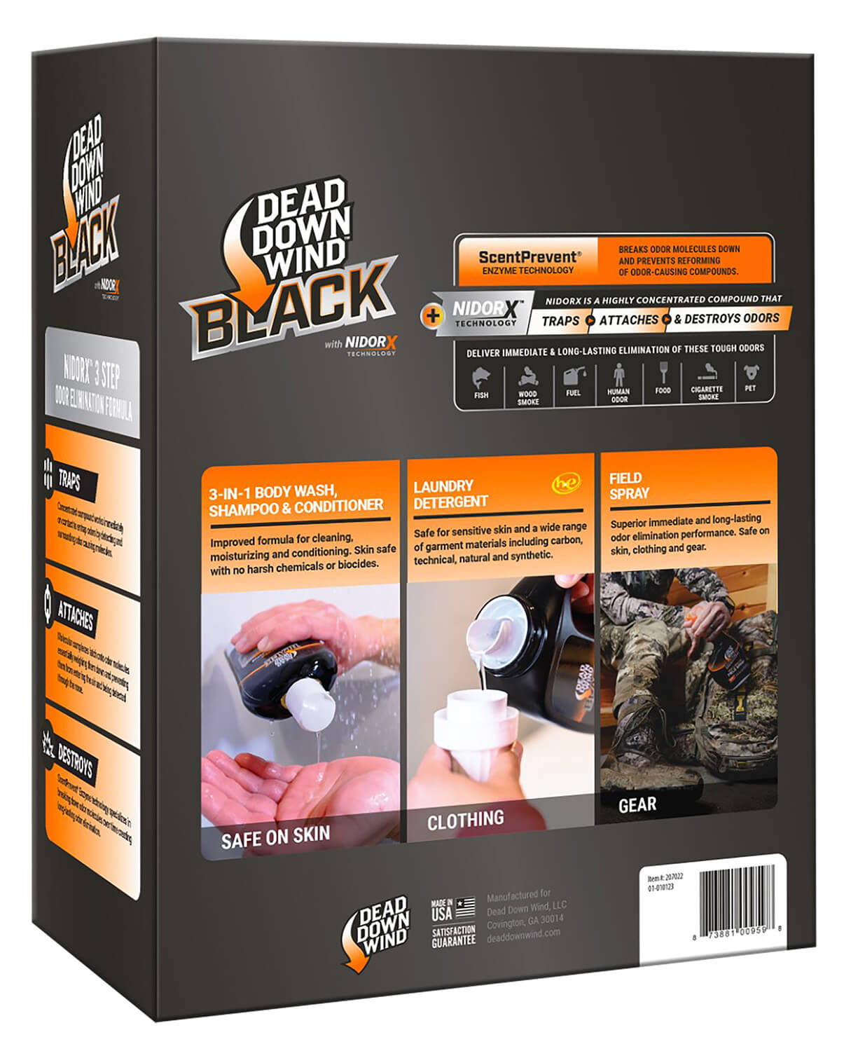 Dead Down Wind 207022 Black Premium 3-Piece Kit Odor Eliminator - Image 2
